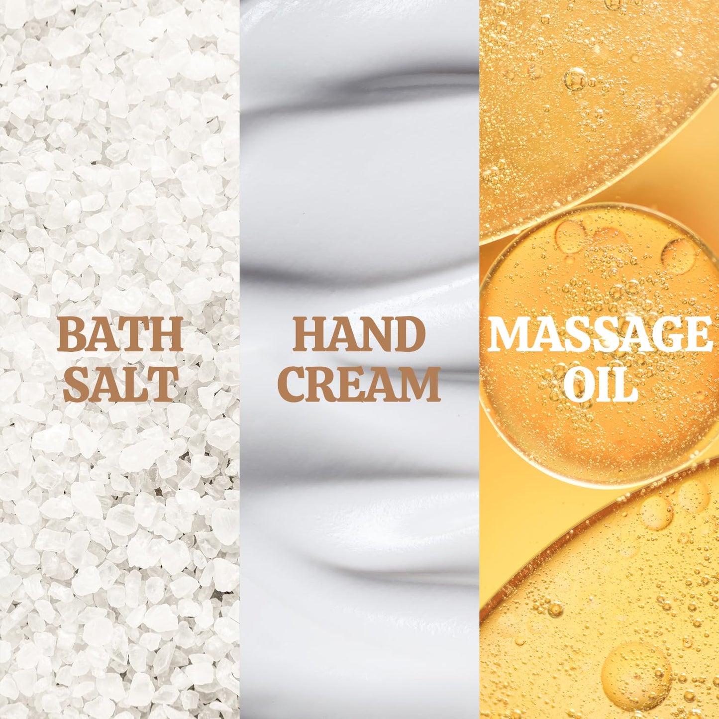 Gifts for Women BFFLOVE Gift Set for Women 5Pcs Cherry Blossom Spa Set, Birthday Gifts for Her with Massage Oil, Scented Candle, Bath Salts, Hand Cream