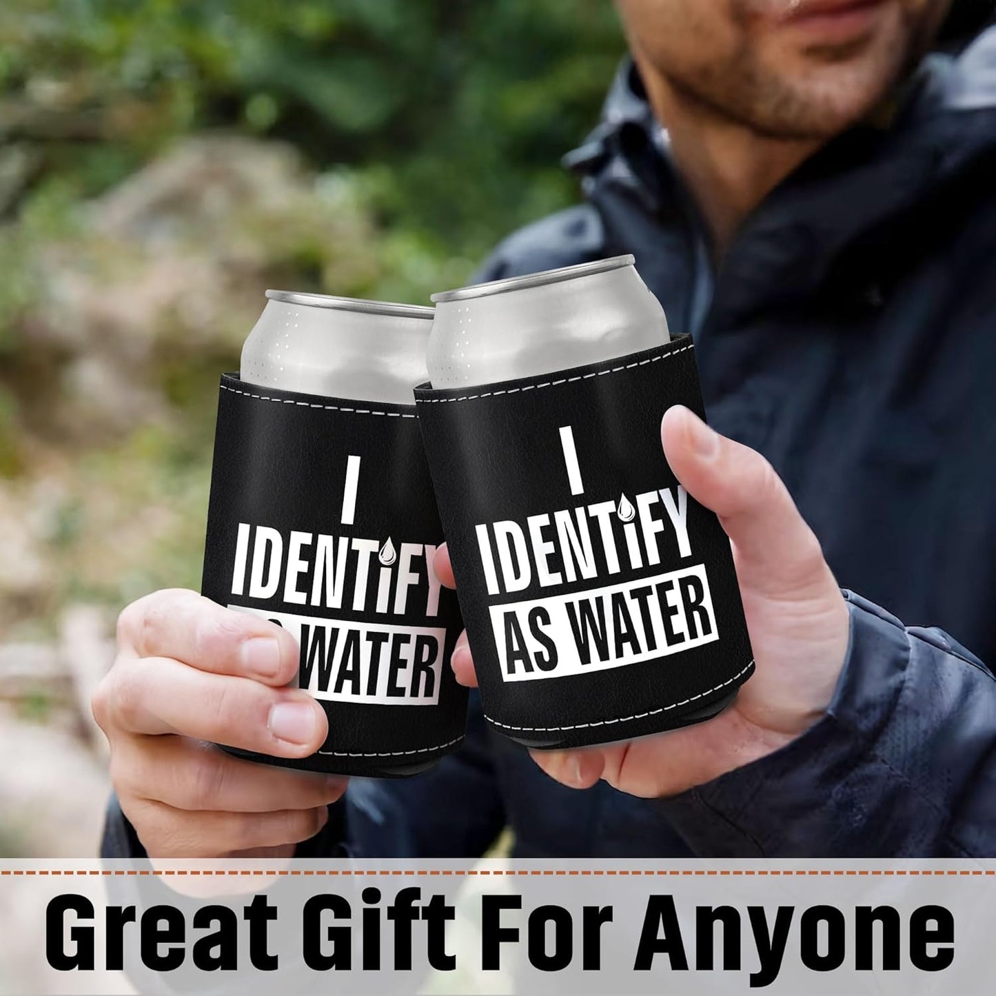 Gifts for Dad from Daughter, Son for Fathers Day - Dad Gifts, Men Gifts - Birthday Gifts for Men, Dad Birthday Gift, Birthday Gifts for Dad - Leather Can Cooler for Men 12Oz