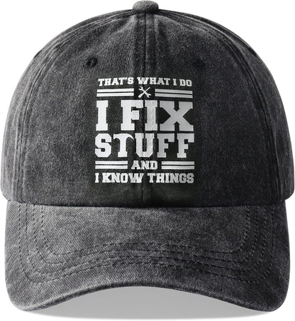 Cotton Baseball Cap Adjustable Mens Gifts Ideas for Birthday