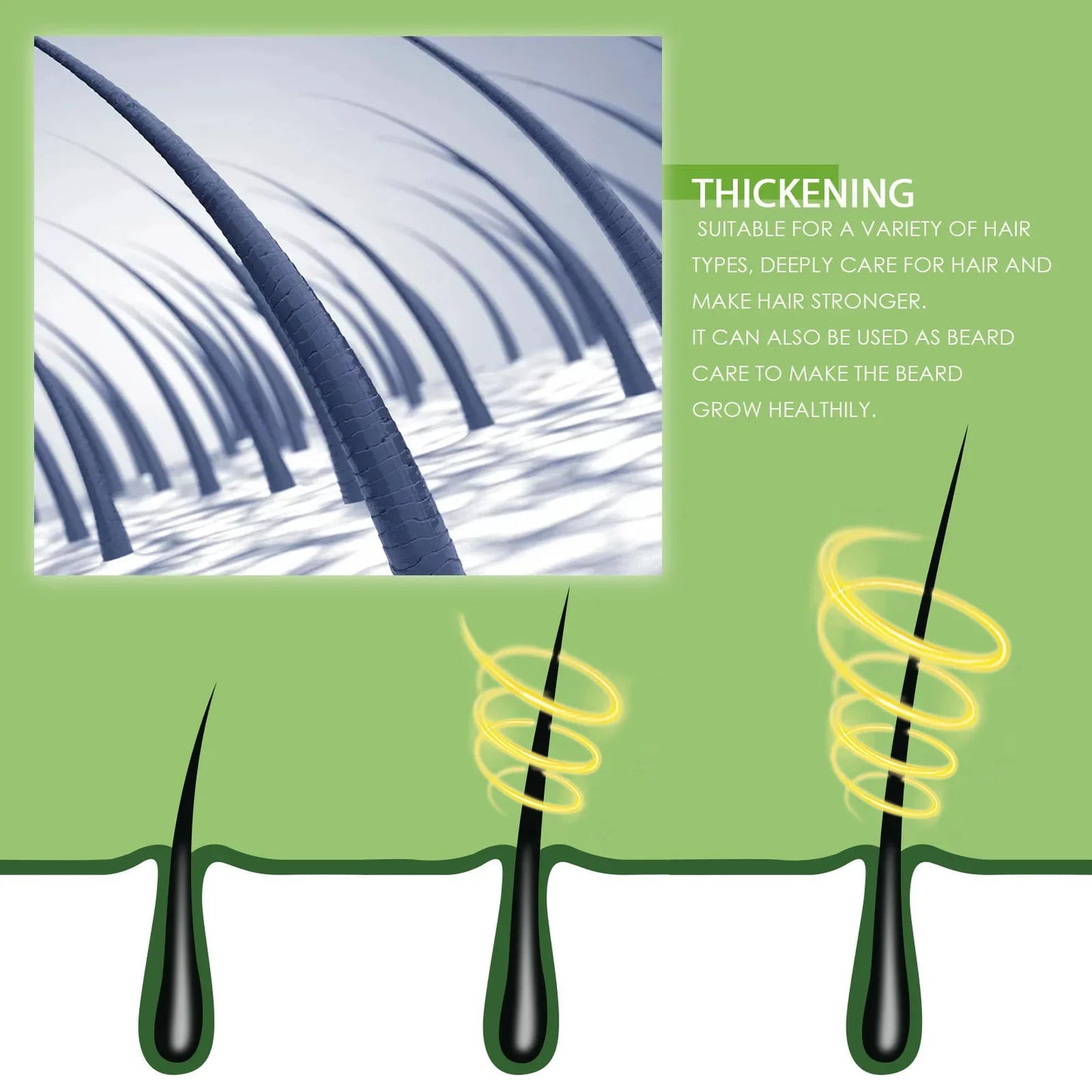 Rosemary Hair Growth Oil anti Hairs Loss Treatment Mint Hair Strengthening Oil Nourishing Roots Regrowth Hair for Men Women 50Ml